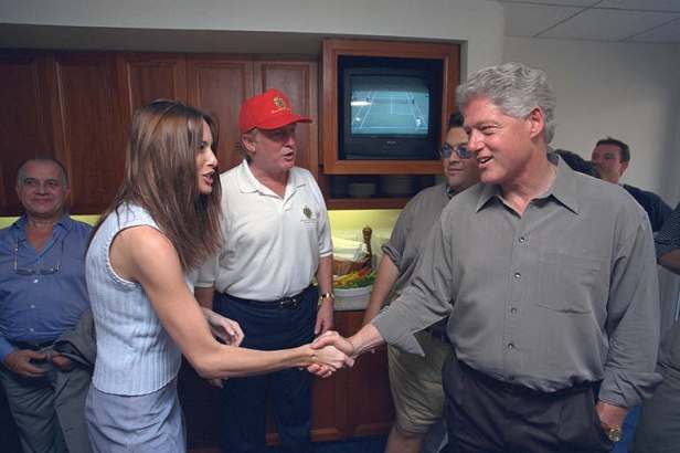 Melania Trump et sa rencontre avec Bill Clinton