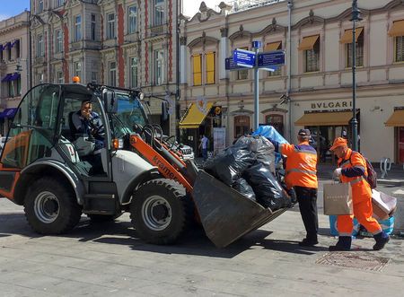 La victoire de l'équipe russe face à l'Espagne montre un autre décor le lendemain de victoire
