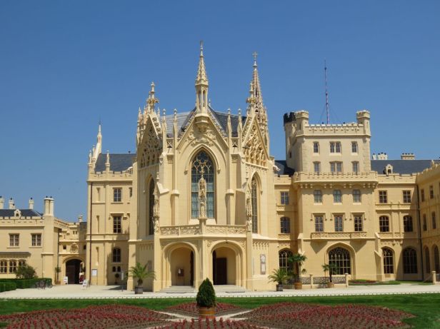 Le château de Lednice en République Tchèque, Moravie