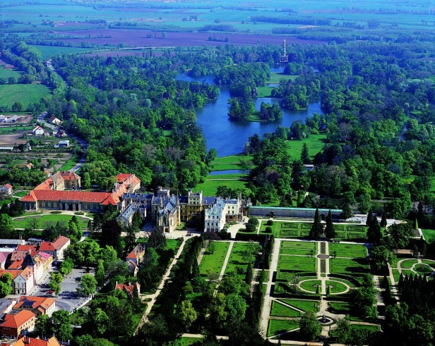 Les magnifiques jardins du château de Lednice