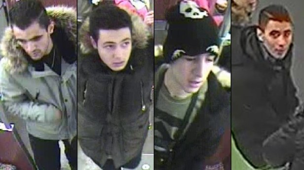 Suspects recherchés ayant mis le feu à un sans-abris dans le métro de Berlin