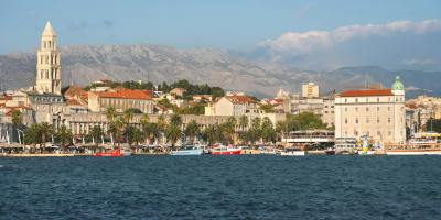 scenic view of split s historic waterfront